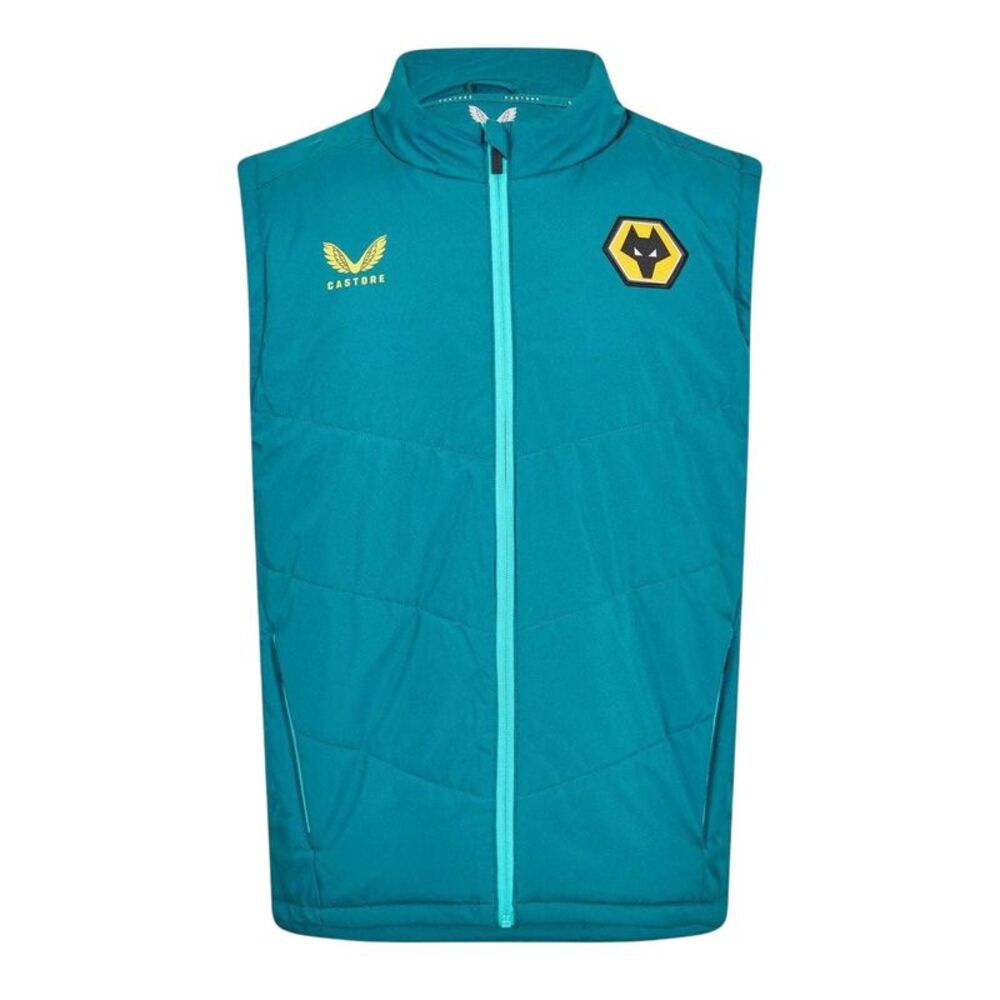 Castore Mens Wolverhampton Wanderers FC Vest / Bay Green